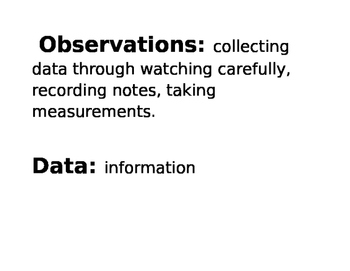 Preview of Science Vocabulary