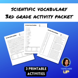 Science Vocabulary - 3rd Grade Packet