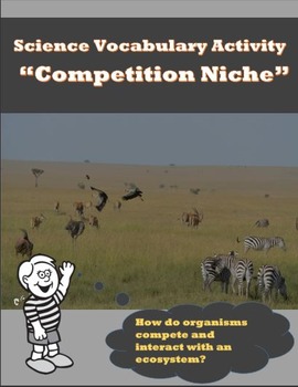 Preview of Science Vocabulary Activity - Competition Niche