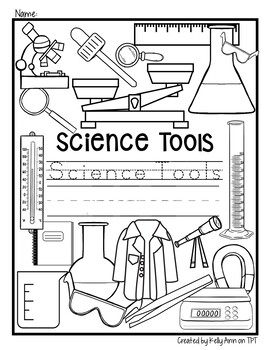 Science Vocabulary Coloring Pages - Being a Scientist by Created by