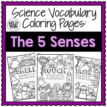 5 senses coloring teaching resources teachers pay teachers