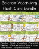 Science Vocabulary Flash Cards for the Entire School Year!