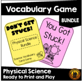Science Vocabulary Game STAAR Review Test Prep Physical Sc