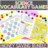 Science Vocabulary Games Growing Bundle