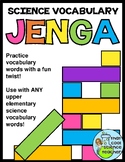 Science Vocabulary Jenga