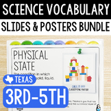 Science Vocabulary Picture Dictionary BUNDLE | 3rd-5th TEK