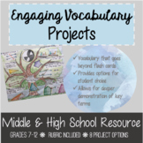 Vocabulary Project - 8 Engaging Options
