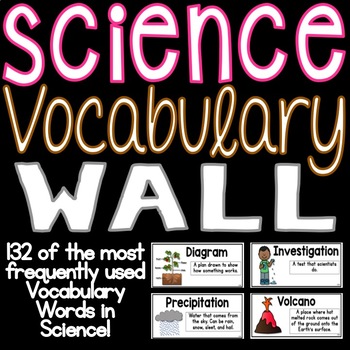 Preview of Science Vocabulary Word Wall