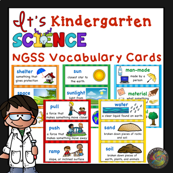 Preview of Science Vocabulary for Kindergarten NGSS