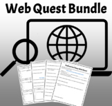 Middle School Science Web Quest Bundle (Growing Bundle)
