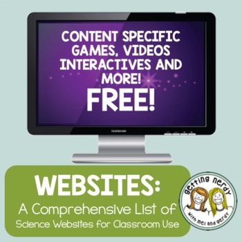 Preview of Mel and Gerdy's Favorite Science Websites - Distance Learning