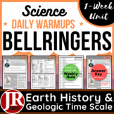 Science Weekly Bell Ringers: Earth History & Geologic Time Scale