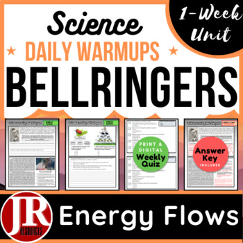 Preview of Science Weekly Bell Ringers: Energy Flows