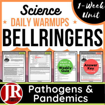 Preview of Science Weekly Bell Ringers: Spread of Disease and Pandemics