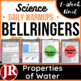 Science Weekly Bell Ringers: Properties of Water