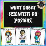Science - What Great Scientists Do Posters PreK, Kindergar