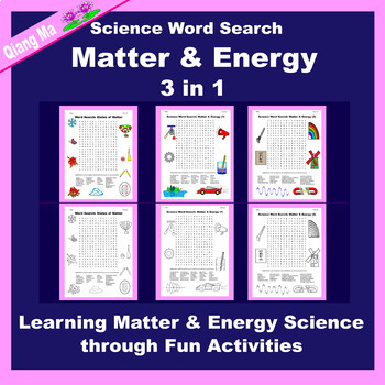 Preview of Science Word Search: Matter & Energy