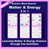 Science Word Search: Matter & Energy