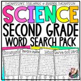 Science Word Search Pack | Second Grade Next Generation Sc