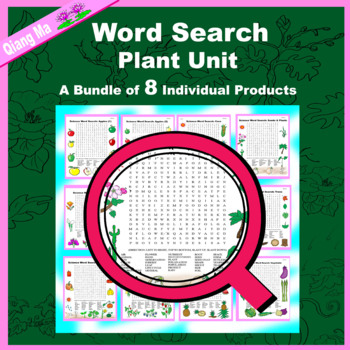Preview of Science Word Search: Plant Unit