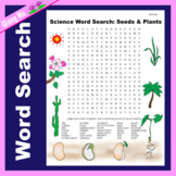 Science Word Search: Seeds and Plants