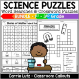 Science Word Searches & Crossword Puzzles – Bundle