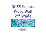 Science Word Wall 2nd Second Grade Vocabulary NGSS Nationa