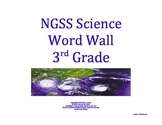 Science Word Wall 3rd Third Grade Vocabulary NGSS National