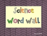 Science Word Wall (4th Grade)-Ohio's Learning Standards