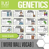 Science Word Wall Cards for Middle School Life Science | G