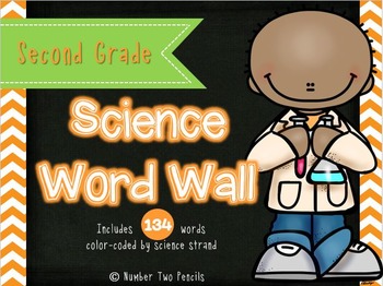 Preview of Science Word Wall: Second Grade