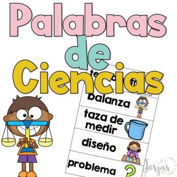 Preview of Science Word Wall Spanish - Pared de Palabras de Ciencias