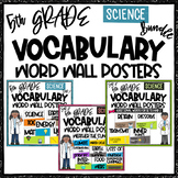 Science Word Wall Vocabulary Posters- 5th Grade TEKS | Bundle