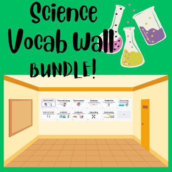Preview of Science Word Wall bundle