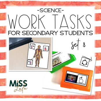 Preview of Science Work Tasks for Secondary Students - Essential Elements Aligned