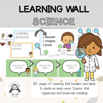 Preview of Science Learning Wall  -  Early Years | Bulletin Board Display for Science Topic