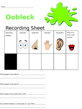 Preview of Science & Writing with Bartholomew and the Oobleck!