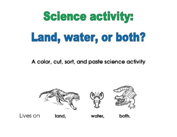 Land Water Animals Teaching Resources | TPT