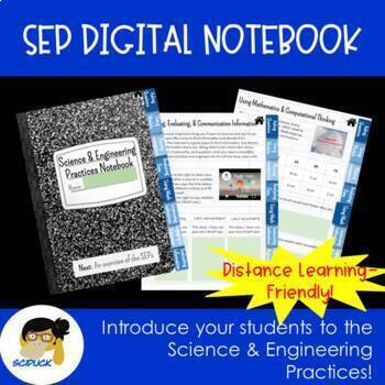 Preview of Science and Engineering Practices Digital Notebook