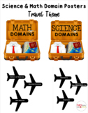 Science and Math Domain Posters (Travel Theme)