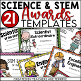 Science and STEM Award Certificates