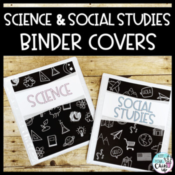 Preview of Science and Social Studies Binder Covers