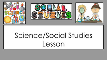 Preview of Science and Social Studies Mini Lesson Template