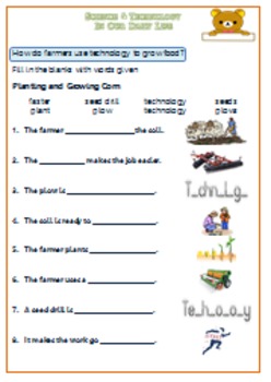 science and technology worksheet for g 1 2 by smiley teacher tpt