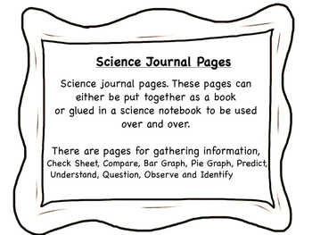 Preview of Science data sheets and note book pages. Science Journal.