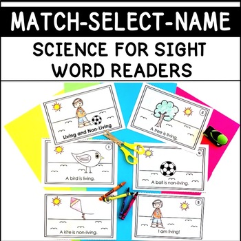 Preview of Science for Sight Word Readers READING INTERVENTION (Down Syndrome, special ed.)
