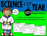 Science Experiments for a Year - Differentiated w/ 3 level