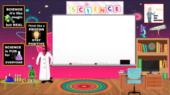 Preview of Science fun Virtual Classroom Background