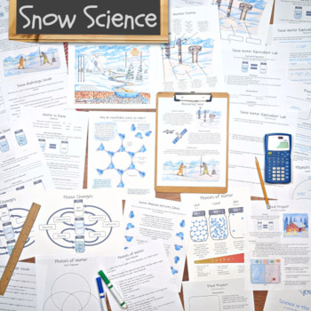 Preview of Science in the Snow: Activities, worksheets & printables for a winter STEM unit!