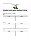 Science inferences lesson (charts and graphs)